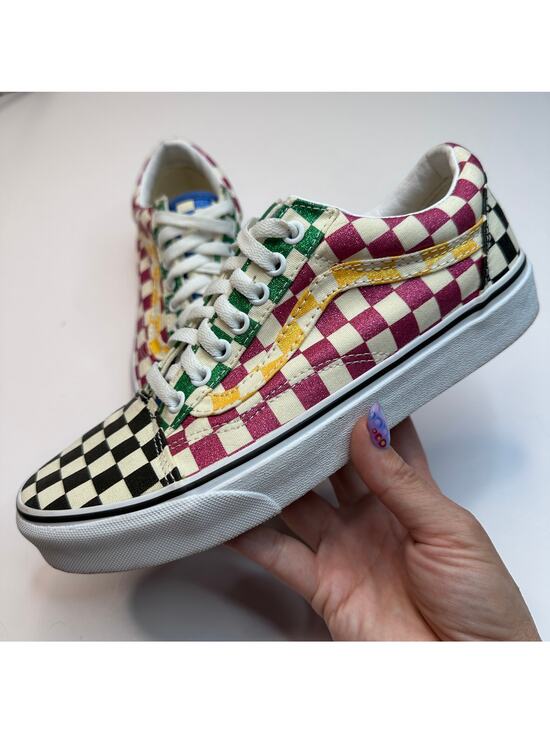 Vans Shoes - VANS Old Skool Multi Glitter Checks Sneakers